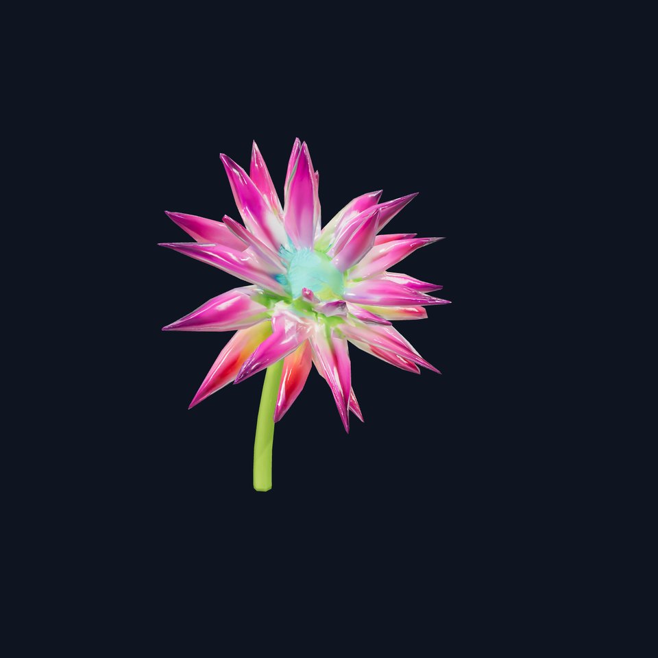 Radiant Bloom Flower model pack